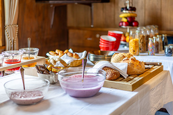 Frühstück in Davos